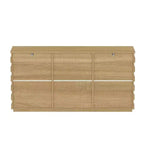 Cassettiera Orizzontale Bianca a 9 Cassetti – Cassettone in Legno per 1 Persona