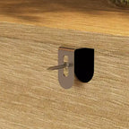 Cassettiera Orizzontale Bianca a 9 Cassetti – Cassettone in Legno per 1 Persona