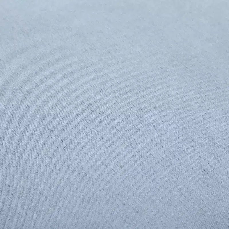 Divanetto in Lino Beige/Grigio/Blu scuro/Giallo, Divano a 2 Posti, 126 cm L