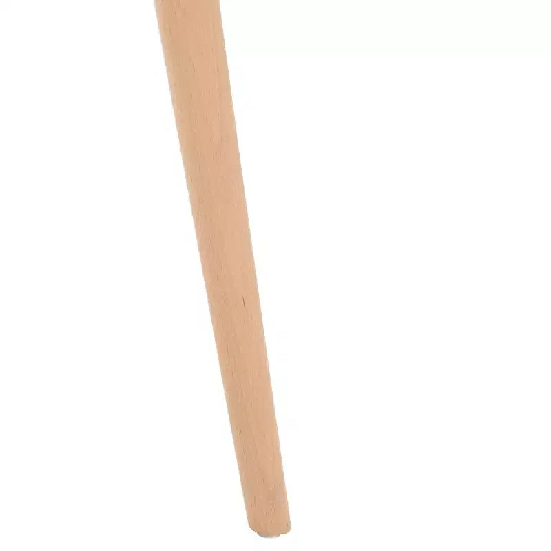 Sedia da pranzo in plastica stampata, nero/naturale o grigio/naturale, set da 2