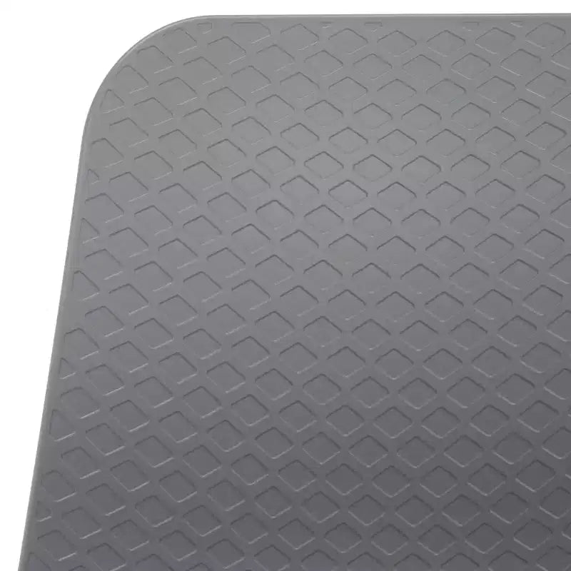 Sedia da pranzo in plastica stampata, nero/naturale o grigio/naturale, set da 2