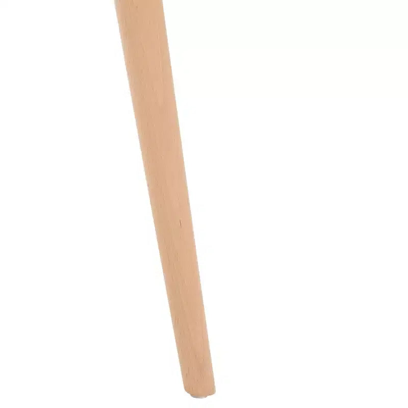 Sedia da pranzo in plastica stampata, nero/naturale o grigio/naturale, set da 2