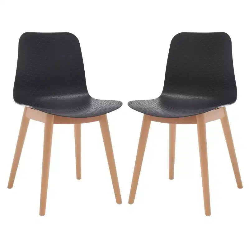 Haddie Molded Plastic Dining Chair (Set of 2) - SFV6902 - Safavieh Couture