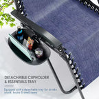 Sdraio reclinabile Zero Gravity, Beige/Nero/Blu/Marrone/Verde/Grigio, Set da 2