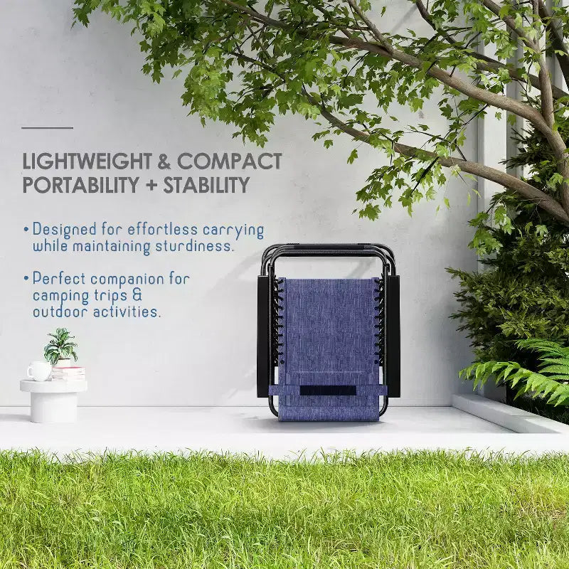 Sdraio reclinabile Zero Gravity, Beige/Nero/Blu/Marrone/Verde/Grigio, Set da 2