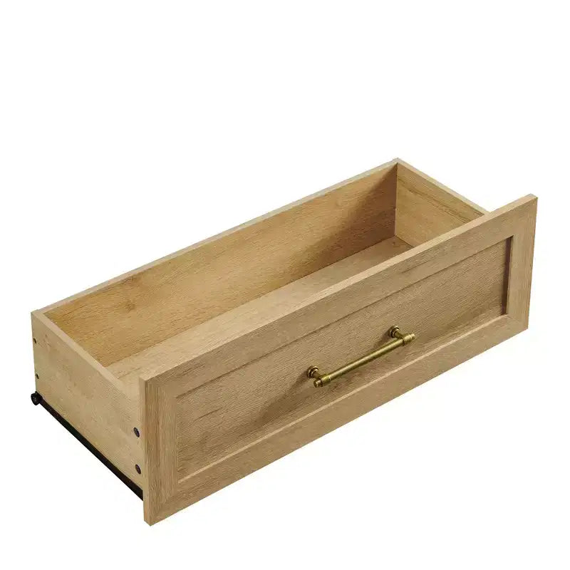 Comodino a 3 cassetti, nero / marrone / rovere naturale / marrone rustico / bianco, legno, 1 persona