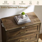 Comodino a 3 cassetti, nero / marrone / rovere naturale / marrone rustico / bianco, legno, 1 persona