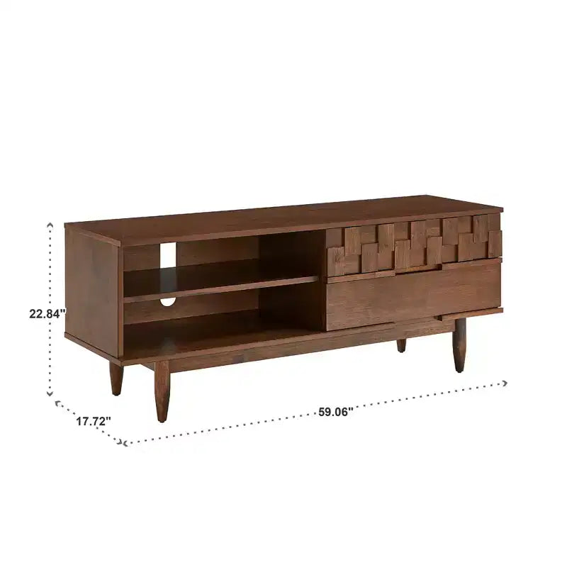 Porta TV Chasin 59" - Marrone - iNSPIRE Q