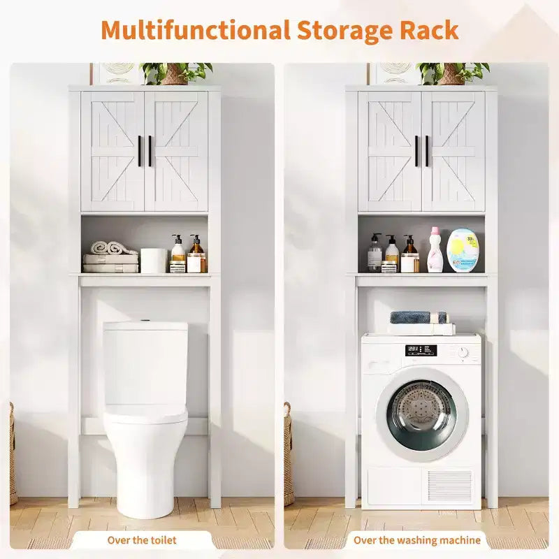 Armadietto sopra il WC, mobile contenitore per bagno, scaffale per WC con ripiani a giorno, scaffale autoportante per WC per bagno, toilette, lavanderia