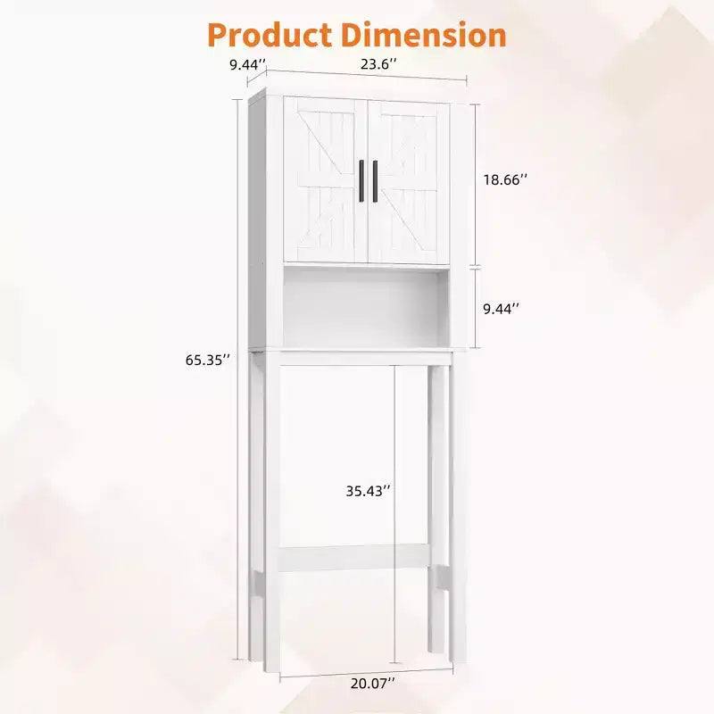 Armadietto sopra il WC, mobile contenitore per bagno, scaffale per WC con ripiani a giorno, scaffale autoportante per WC per bagno, toilette, lavanderia