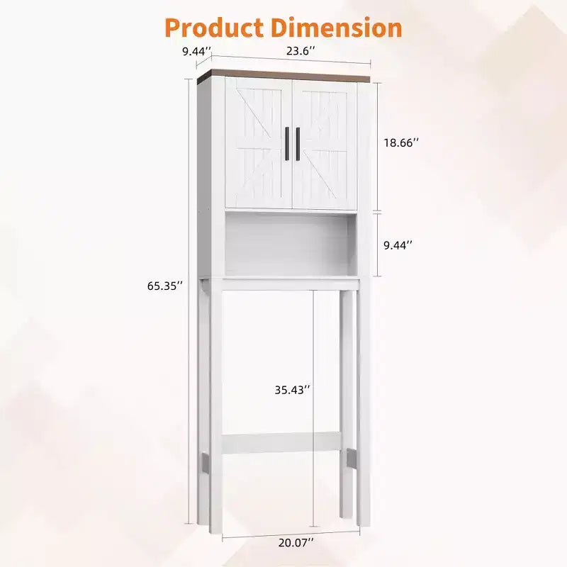 Armadietto sopra il WC, mobile contenitore per bagno, scaffale per WC con ripiani a giorno, scaffale autoportante per WC per bagno, toilette, lavanderia
