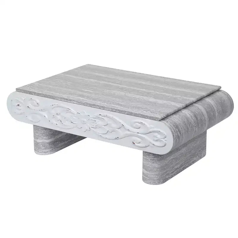 GDFStudio Kody Tavolino Moderno in Legno con Piano Sollevabile e Contenitore Nascosto