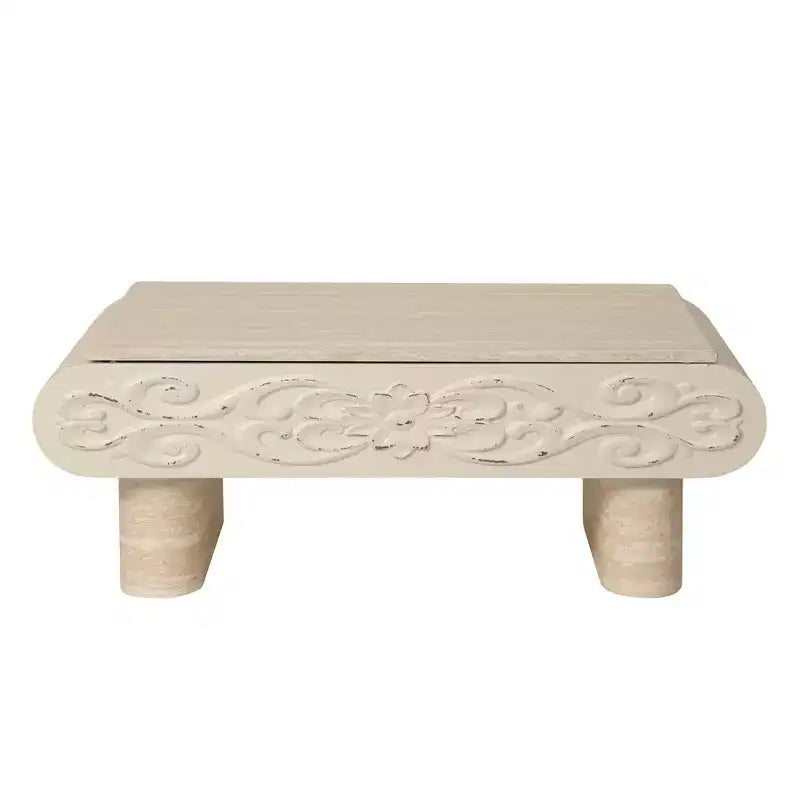 GDFStudio Kody Tavolino Moderno in Legno con Piano Sollevabile e Contenitore Nascosto