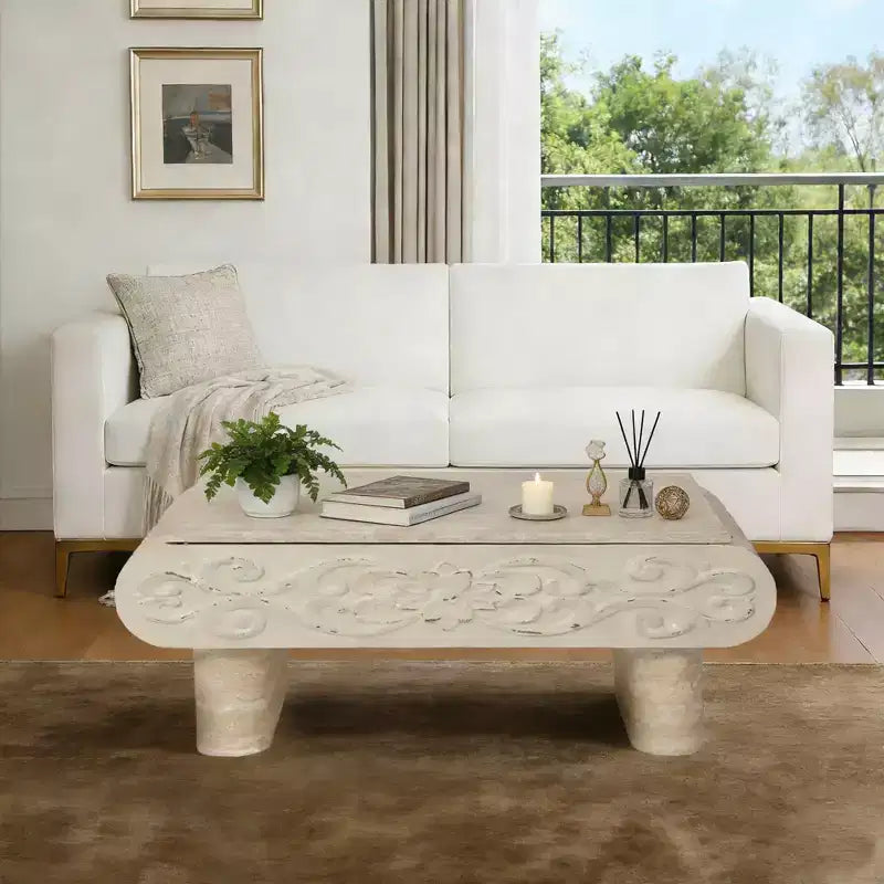 GDFStudio Kody Modern Lift Top Wooden Coffee Table with Hidden Storage