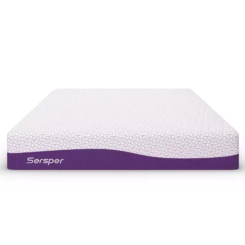 Materasso in memory foam con gel da 10 pollici, carbone di bambù, Singolo/Piazza e Mezza/Matrimoniale