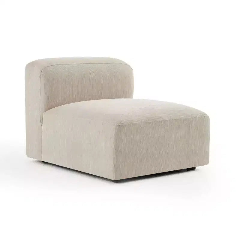 Divano modulare in ciniglia beige / cioccolato / verde, 3 posti