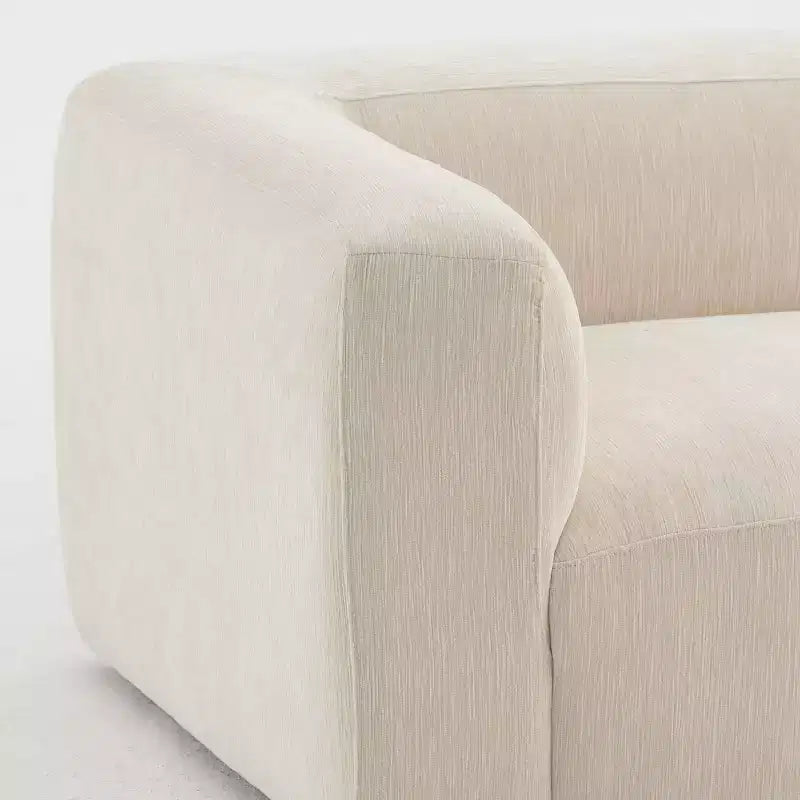 Divano modulare in ciniglia beige / cioccolato / verde, 3 posti