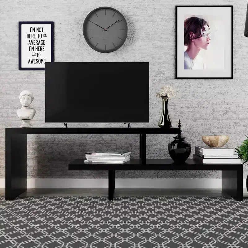 Mobile TV – Ebano / Grigio Fantasma / Noce / Bianco, Ripiano aperto, Adatto a TV fino a 69"