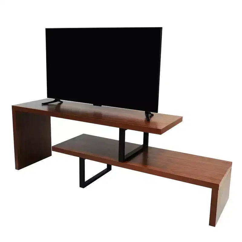 Mobile TV – Ebano / Grigio Fantasma / Noce / Bianco, Ripiano aperto, Adatto a TV fino a 69"