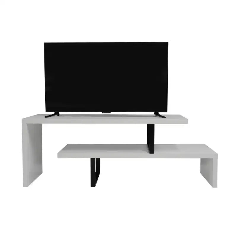 Mobile TV – Ebano / Grigio Fantasma / Noce / Bianco, Ripiano aperto, Adatto a TV fino a 69"