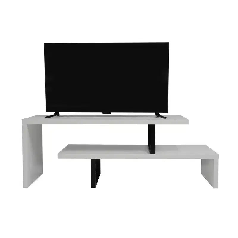 Mobile TV – Ebano / Grigio Fantasma / Noce / Bianco, Ripiano aperto, Adatto a TV fino a 69"