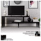 Mobile TV – Ebano / Grigio Fantasma / Noce / Bianco, Ripiano aperto, Adatto a TV fino a 69"