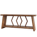 Lantine 70.86-Inch 2-Tier Long Sofa Table for Living Room