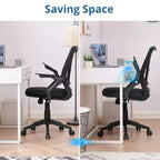 Sedia da ufficio girevole a schienale medio beige/nero/grigio/rosa con braccioli regolabili e supporto lombare in rete, sedile singolo