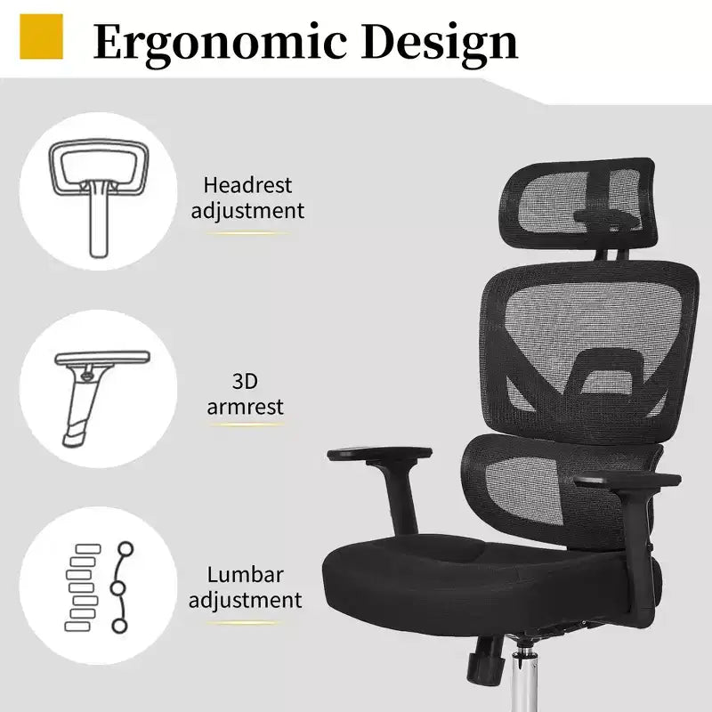 Sedia da ufficio girevole a schienale medio beige/nero/grigio/rosa con braccioli regolabili e supporto lombare in rete, sedile singolo
